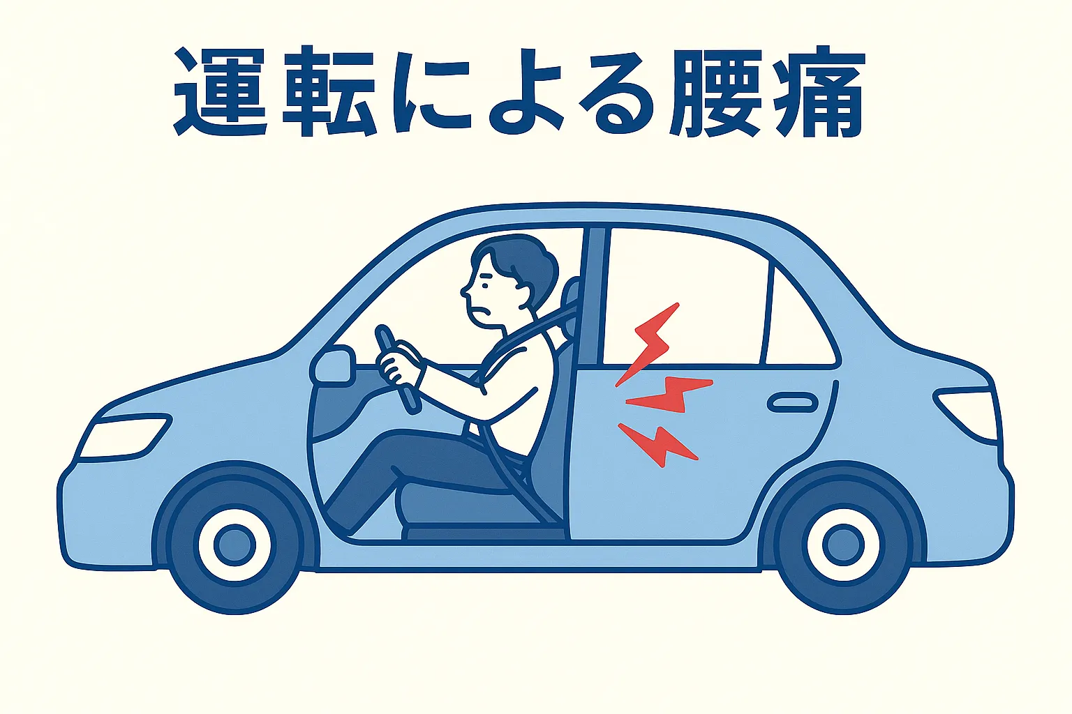 【長距離運転で腰が痛くなる方へ】