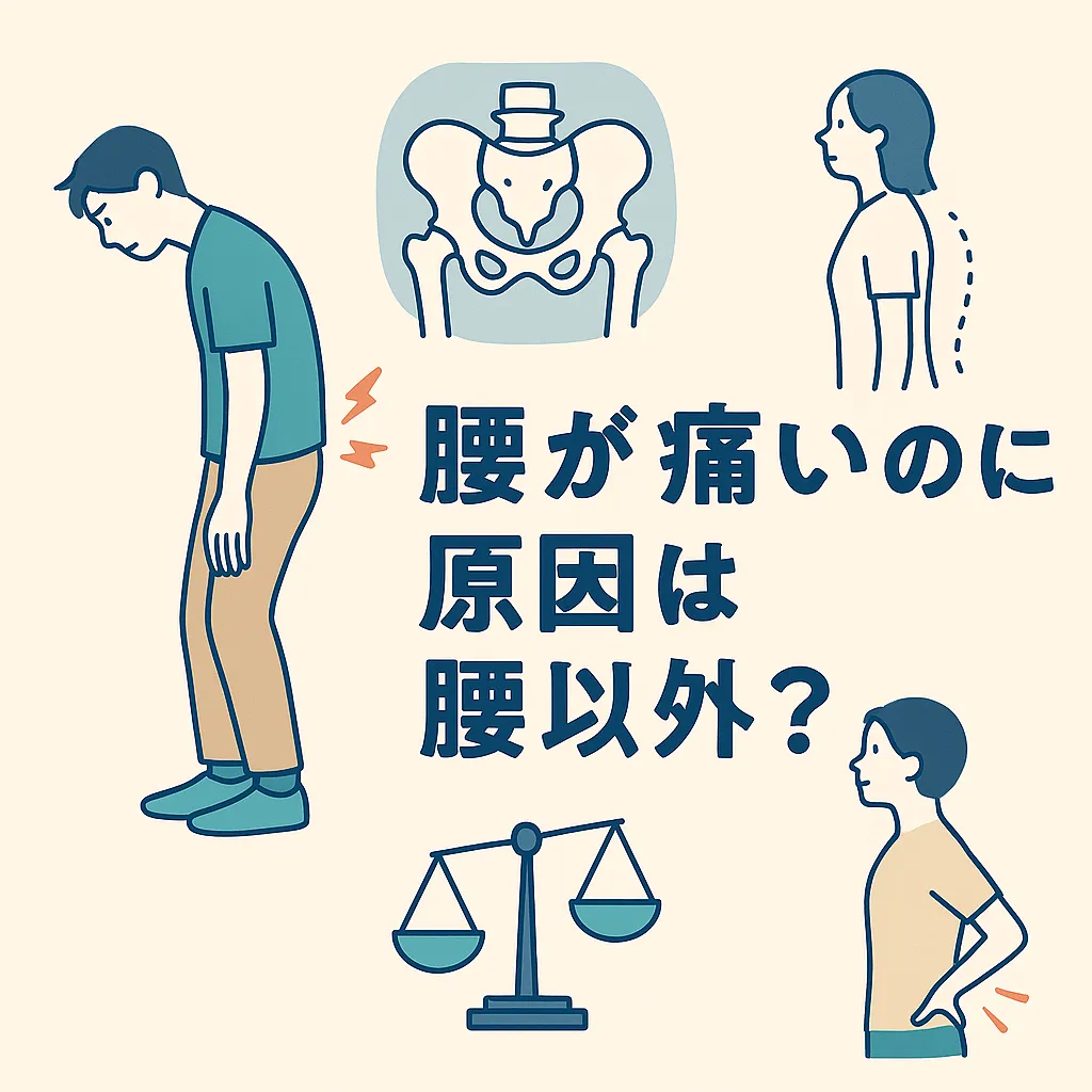 【腰が痛い…でも原因は腰じゃない？】