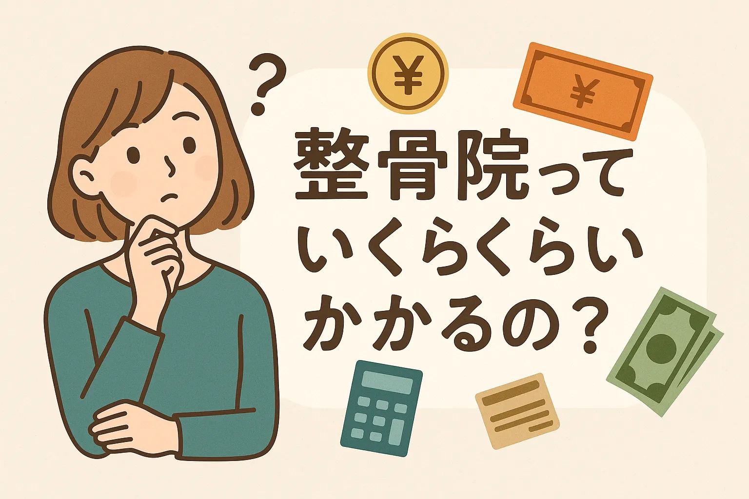 整骨院っていくらくらいかかるの？｜あるむ鍼灸整骨院（北諸県郡三股町）