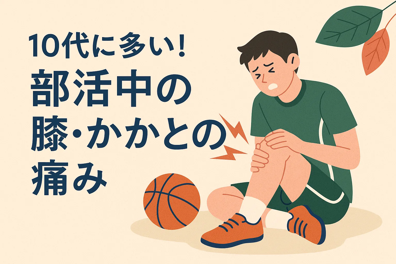 【10代に多い！部活中の膝・かかとの痛み】成長期のスポーツ障害とは？｜三股町・都城市のあるむ鍼灸整骨院