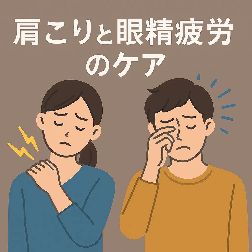 【肩こりと眼精疲労】デスクワーク世代に多い不調と整骨院でのケア｜あるむ鍼灸整骨院（都城市・三股町）