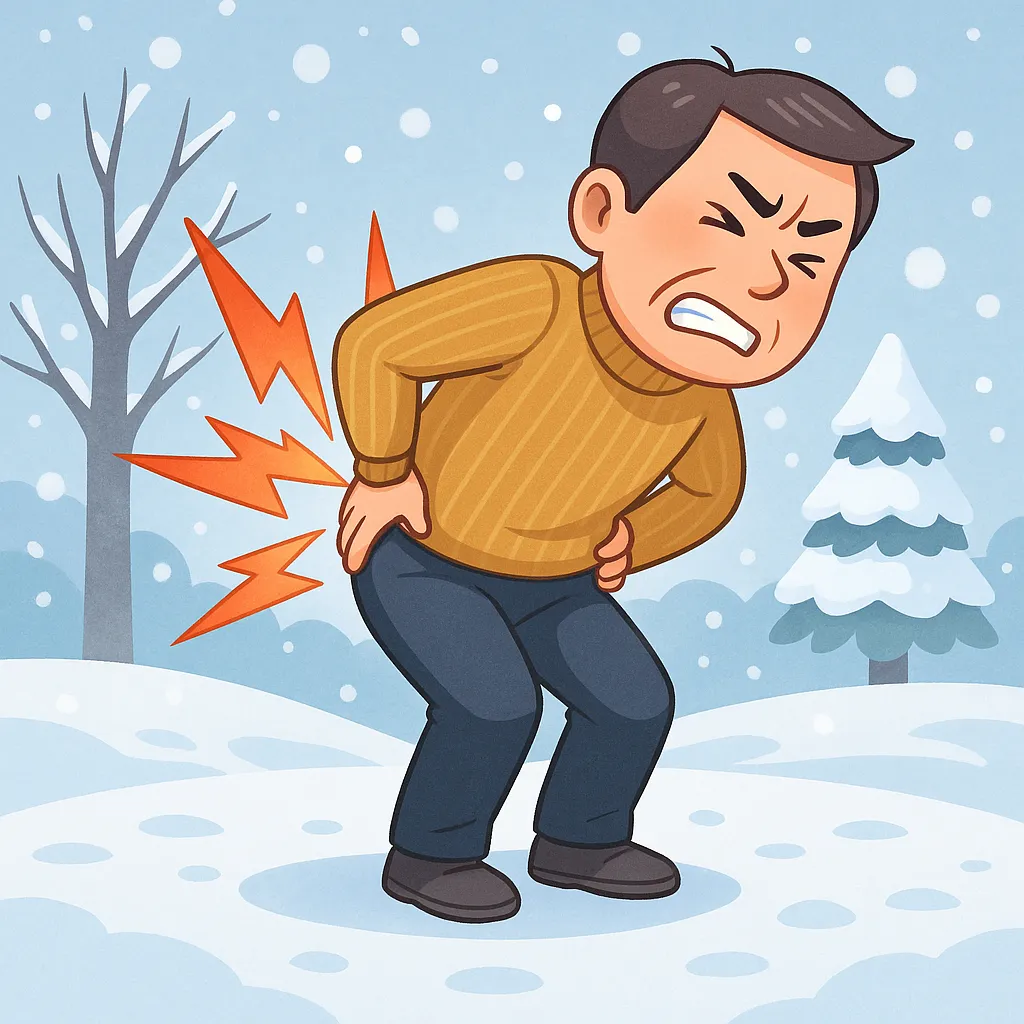 【冬に増えるぎっくり腰】寒い季節に注意したい原因と、当院でできるサポート