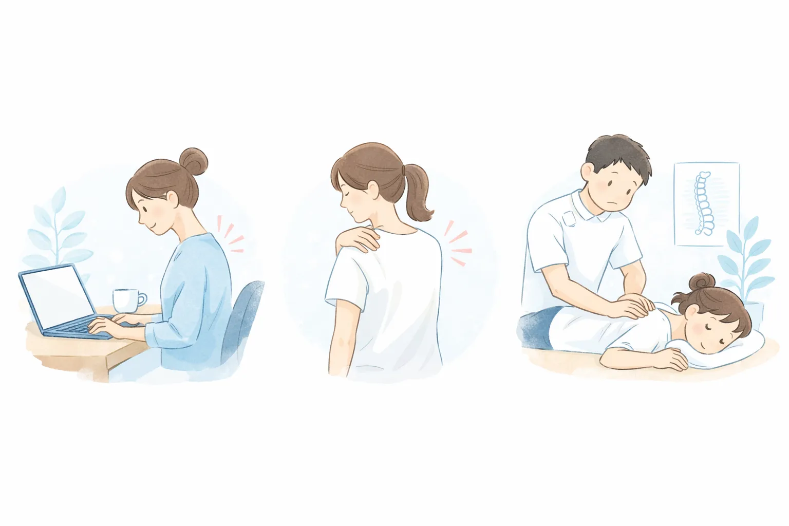 【三股町・都城市】肩甲骨まわりが張る・重い原因とは？スッキリしない理由と考え方