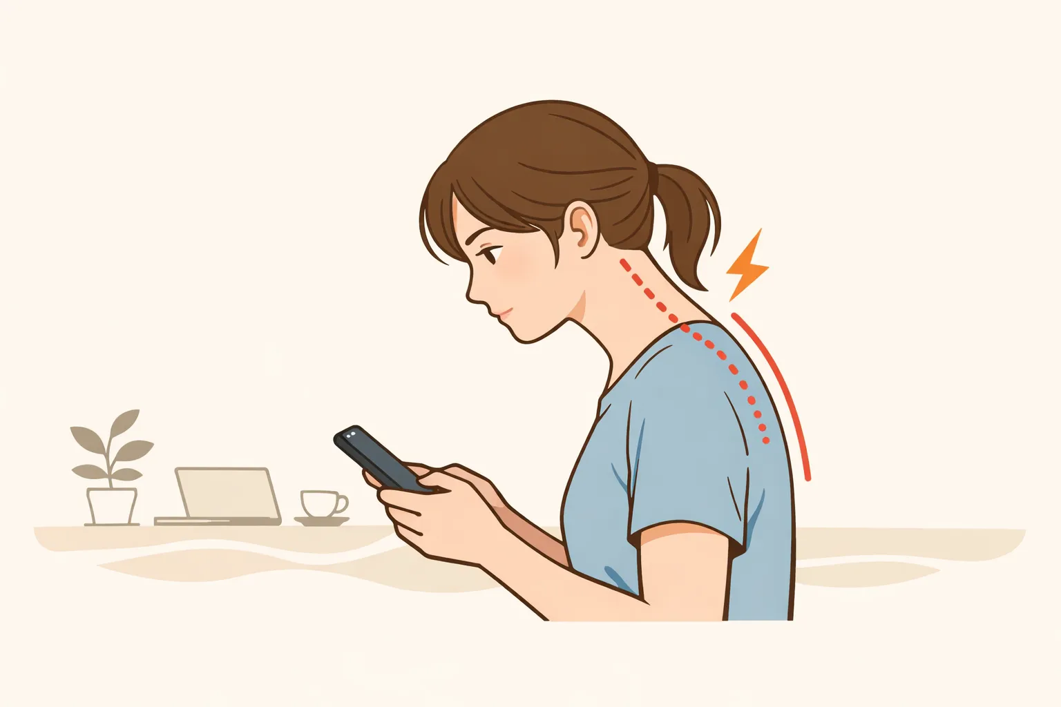 【都城市・三股町】首が重い・だるい状態が続く理由とは？ストレートネックとの関係も解説